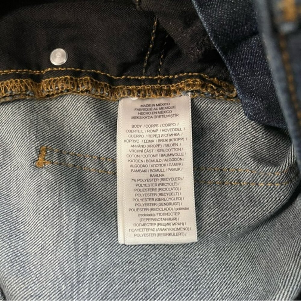 Lauren Ralph Lauren Black Label Blue Dark Wash Straight Leg Jeans US 6 - Picture 6 of 6